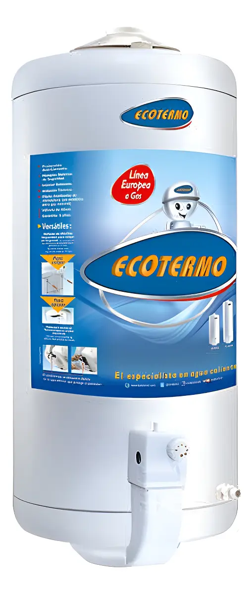 Termotanque Ecotermo 80lts Gas