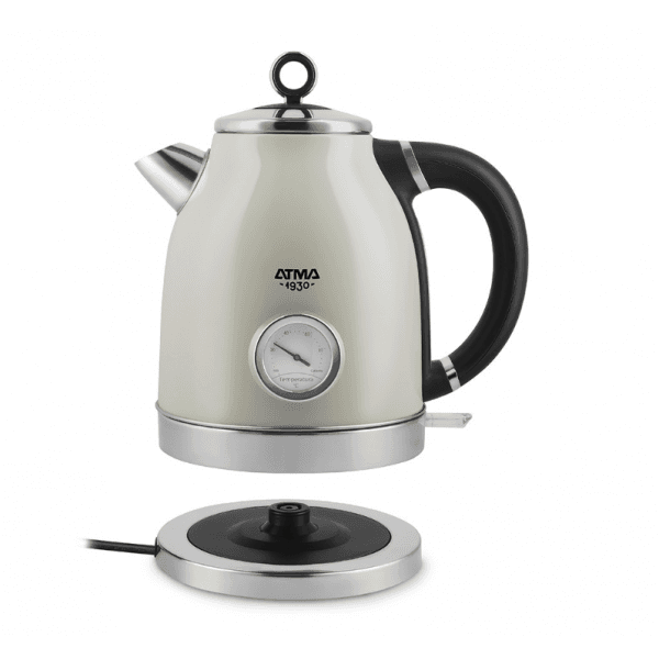 Pava eléctrica vintage crema ATMA
