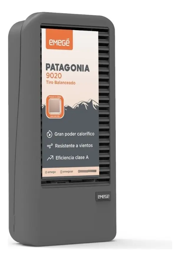 Calefactor EMEGE Patagonia 2000kcal TB/TBU