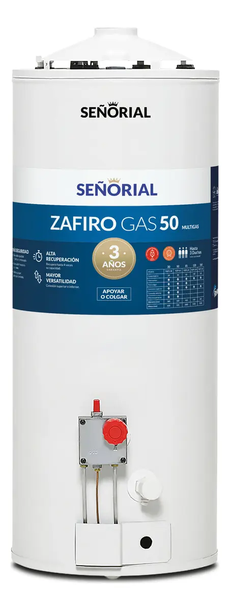 Termotanque Señorial 50lts Gas